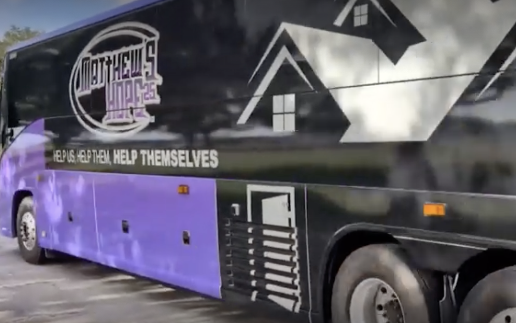 Homeless shelter bus arrives in Brevard County, 1st of 4 for Matthew’s Hope
